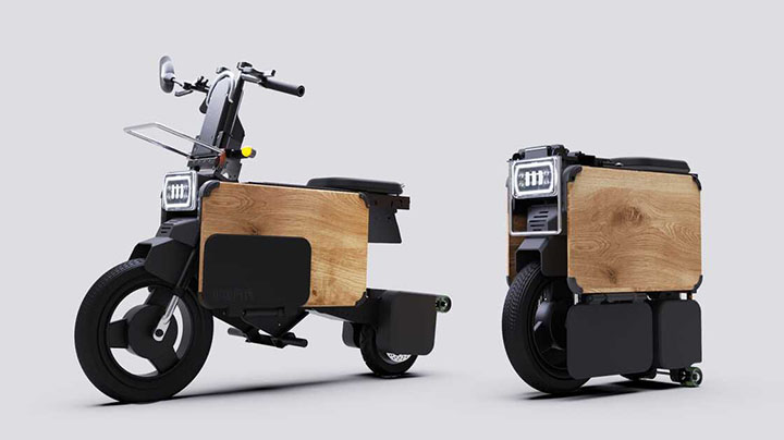 Un scooter eléctrico plegable para llevar a cualquier sitio
